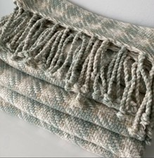 Laura Ashley Houndstooth Duckegg Throw