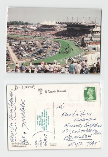 Postcard goodwood racecourse - postcard,