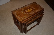 Antique nest four tables - of,