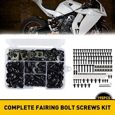 Complete fairing bolts - complete, screws