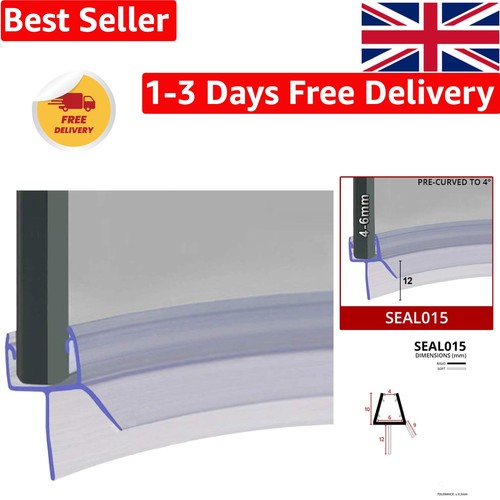 Elegantly curved shower screen - elegantly,