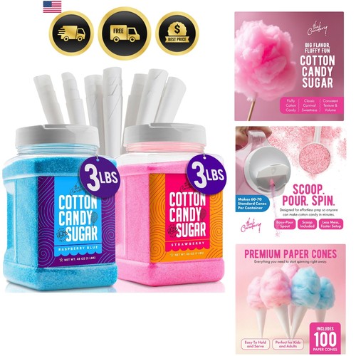 Cotton candy floss - floss, sugar