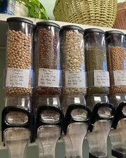 gravity dispensers, scoop bins and Jars