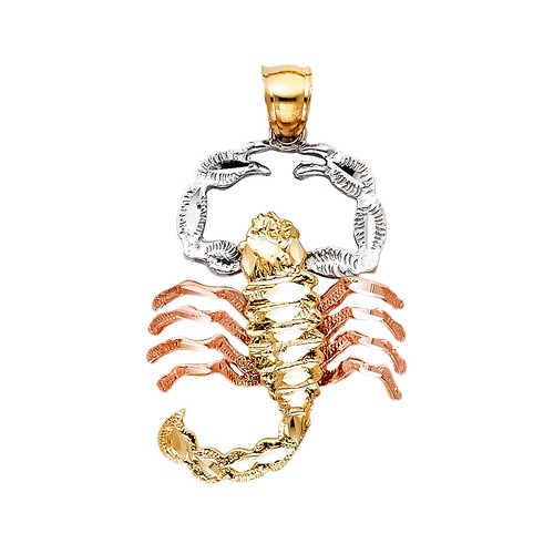 14k real tri color - tri, gold
