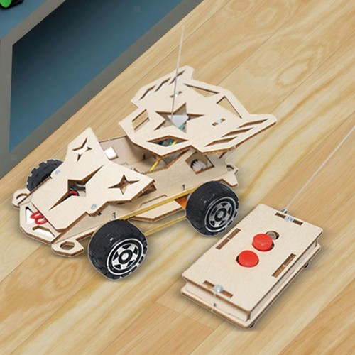 Wooden car toy science - car,