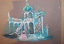 Vintage Theatre Scene Stage