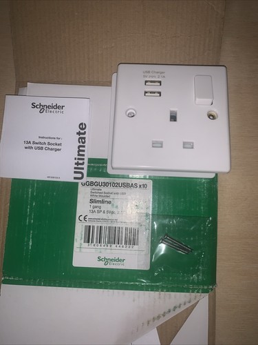 Schneider slimline white - slimline, 13a