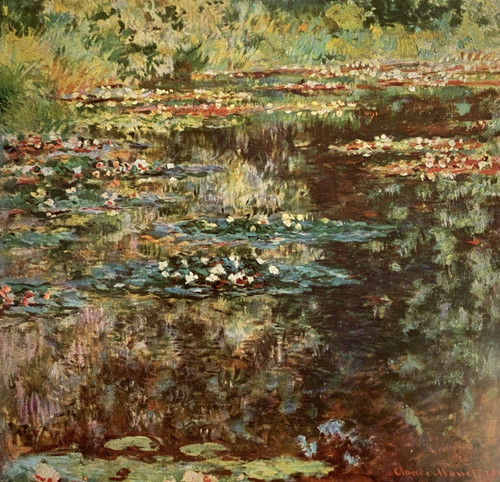 Waterlily pool claude monet - pool,