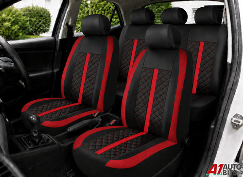 Black car seat covers - black,