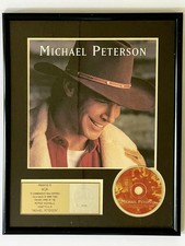 RIAA Official WQIK Gold Sales Award Michael Peterson 500,000 Copies RIAA 1057255