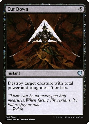 Cut down mana - 1,