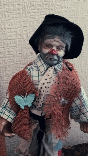 Doll hobo clown creepy - doll,