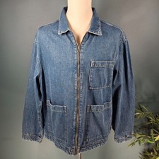 H&M Mens XL Blue Denim Jacket