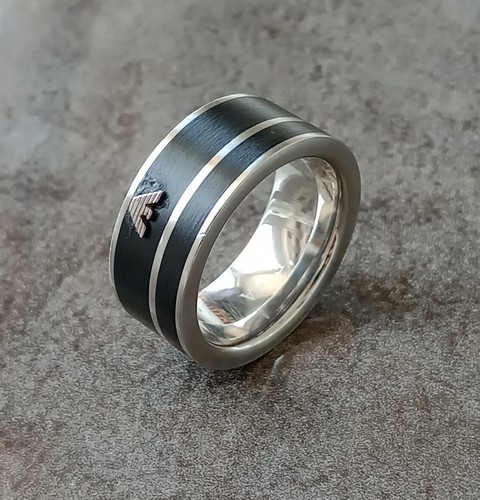 Mens emporio armani ring - mens,