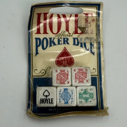 Hoyle official poker dice - hoyle,