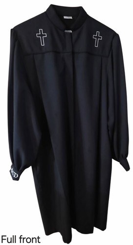 Clergy cassock robe black - clergy,