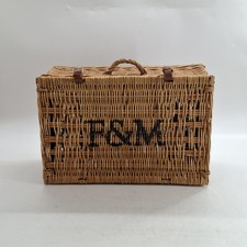 Empty Fortnum And Mason Wicker