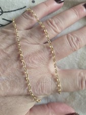 9ct Yellow Gold 2mm Oval Link