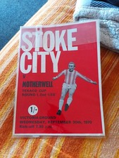 Stoke City V Motherwell 30/09/1970 Texaco Cup (31)