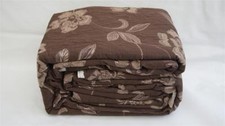 CURTAINS CHOCOLATE BROWN GOLD