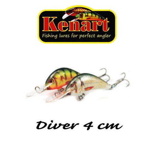 Kenart diver wobbler 4cm - kenart,