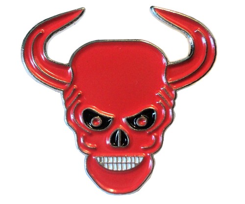 Death skull horned devil - death,