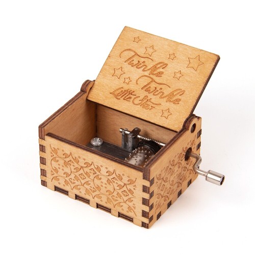 Handmade wooden hand crank - wooden,