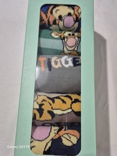 Ladies Tigger Themed Socks 5 Pairs Size 4-8. New. Christmas Gift Idea Clearance