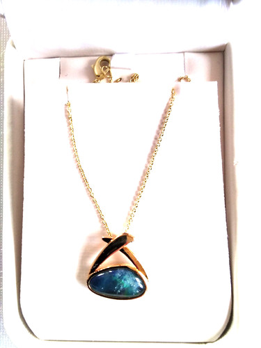 Australian opal gold plated - australian,
