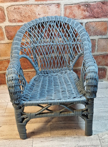 Small wicker chair - for, doll