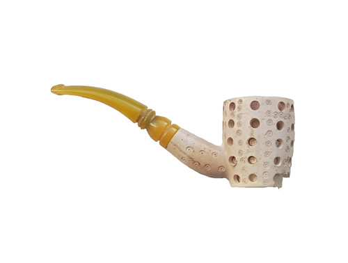 Vintage carved meerschaum - meerschaum, pipe