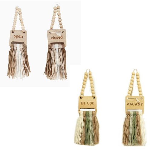 Tassels embellished wooden - embellished,