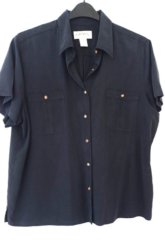 Orvis black washed silk - black,