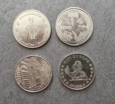 Set Of 4 Belgian Heritage Collector Coin,2013.