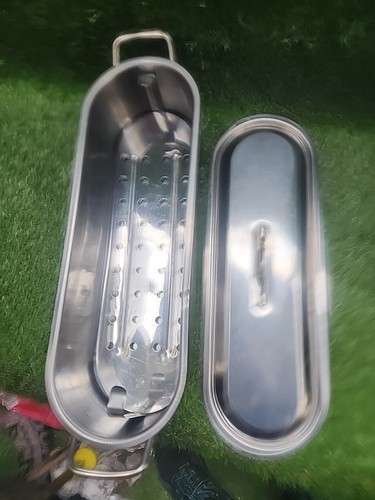 Stainless steel fish - fish, poacher