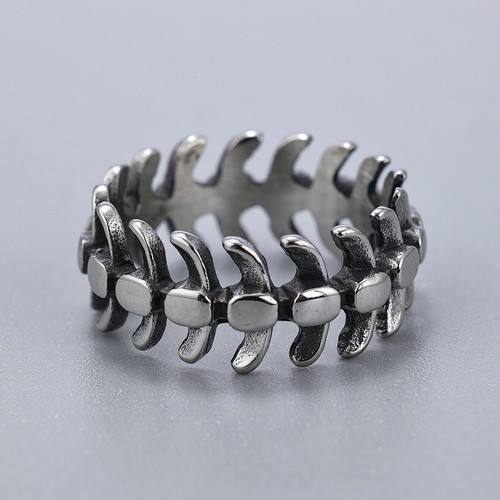 Vintage dragon bone mens rings - dragon,