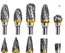 10pcs Tungsten Carbide Burr