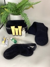 British Airways First class Anya Hindmarch Black Vanity Bag PENHALIGONS content 