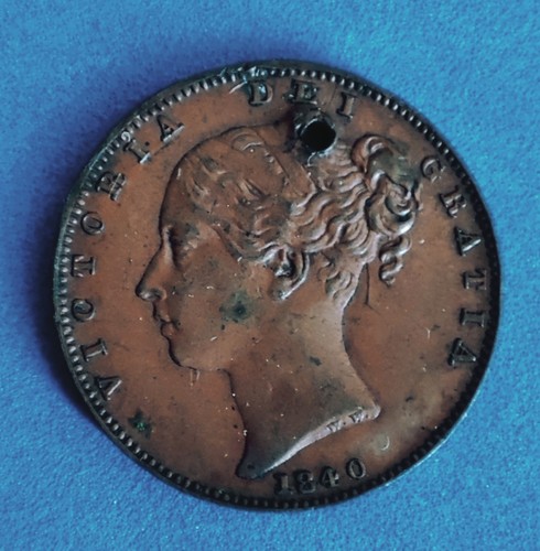 1840 queen victoria copper - 1840,