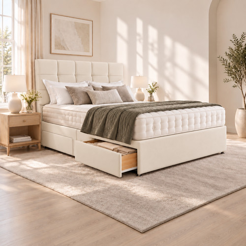 Divan bed set - bed,