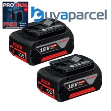 2x Bosch 18v 6Ah Li-ion