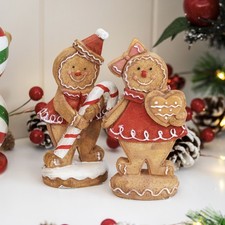 Set Of 2 Christmas Gingerbread