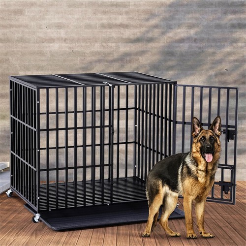 Elevated dog cage - cage, stackable