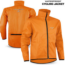 Mens Cycling Jacket High Visibility Waterproof Running Top Rain Coat M to 2XL