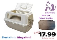 Rosewood Bergamo Vision 55 Free Opening Top Cat Small Dog Carrier - NQP