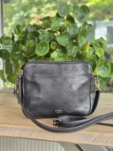 Fossil black leather - fossil,