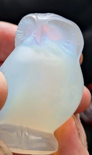 Beautiful opaque lalique - opaque, owl