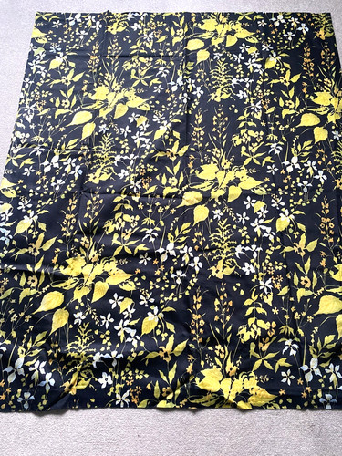 Vintage french cotton floral - vintage,