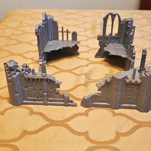 Wargaming ruined building wall - wargaming,