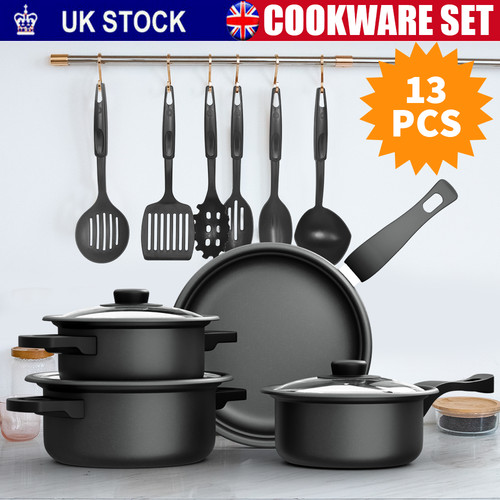 13pcs cookware set - cookware, pot